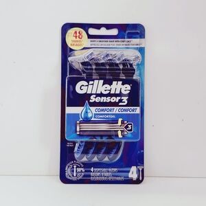 ⭐4/$15 Gillette Sensor3 Comfort 3-Blade Disposable Razors